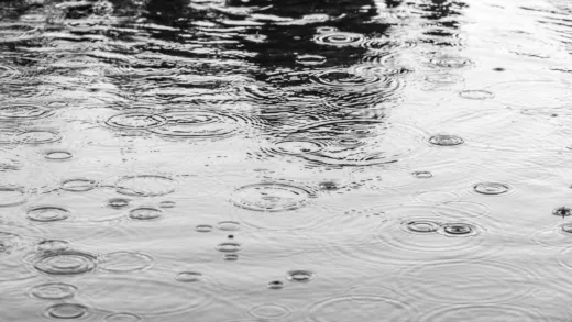 close up of water droplet